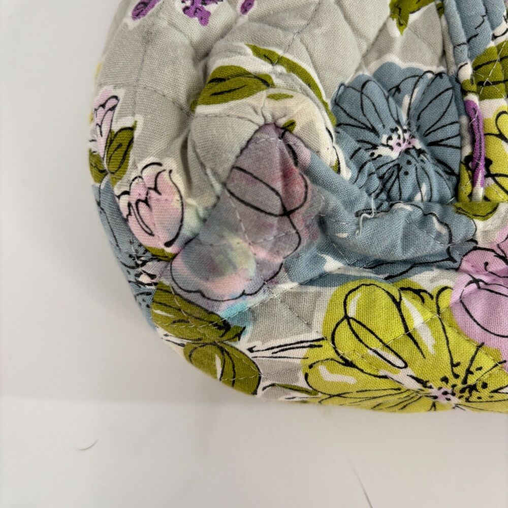 Vera Bradley Watercolor Purse Tote Bag Shoulder Zip Close Floral RETIRED PRINT - Picture 5 of 7